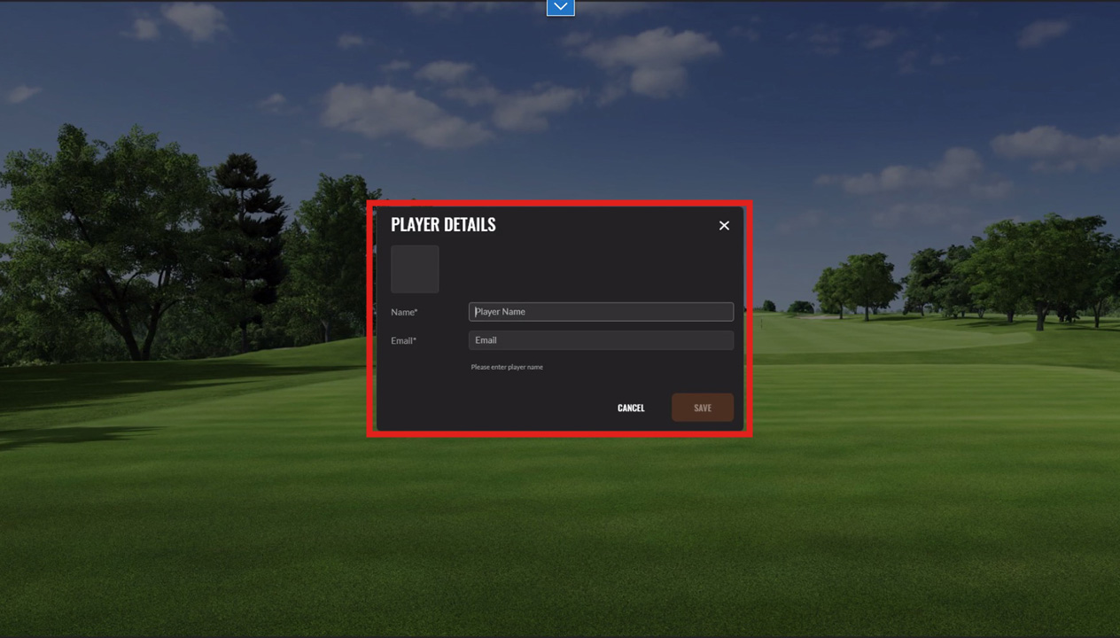 Trackman software player creation